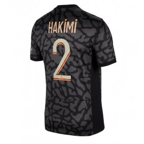 Paris Saint-Germain Achraf Hakimi #2 Tredje trøje 2023-24 Kort ærmer